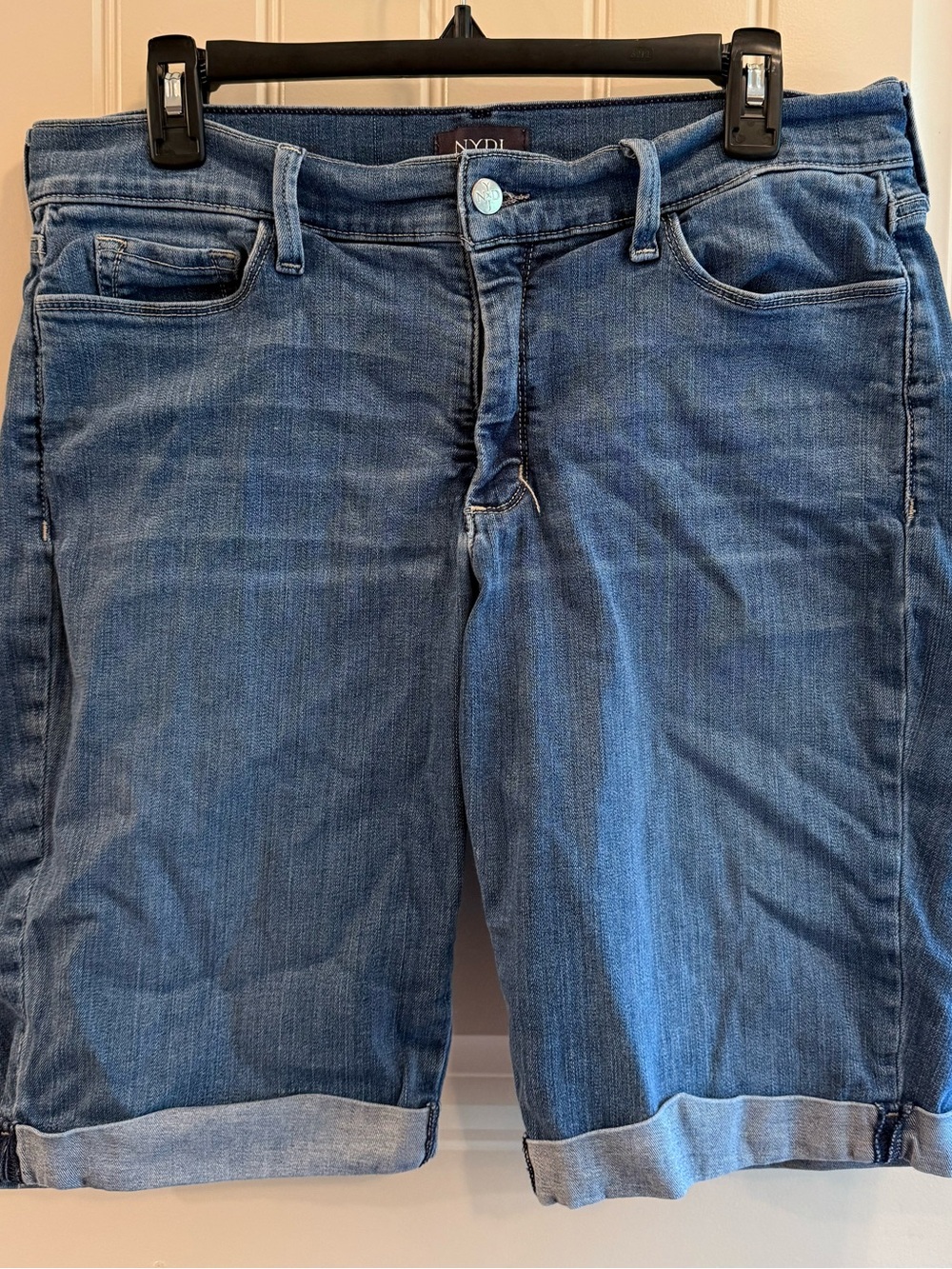 NYDJ Light Blue Denim Jeans with Dark Blue Stitching
